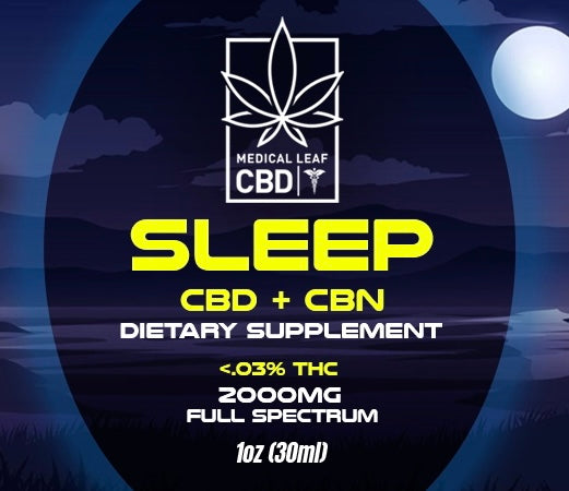 Medical Leaf Sleep 2000mg Full Spectrum