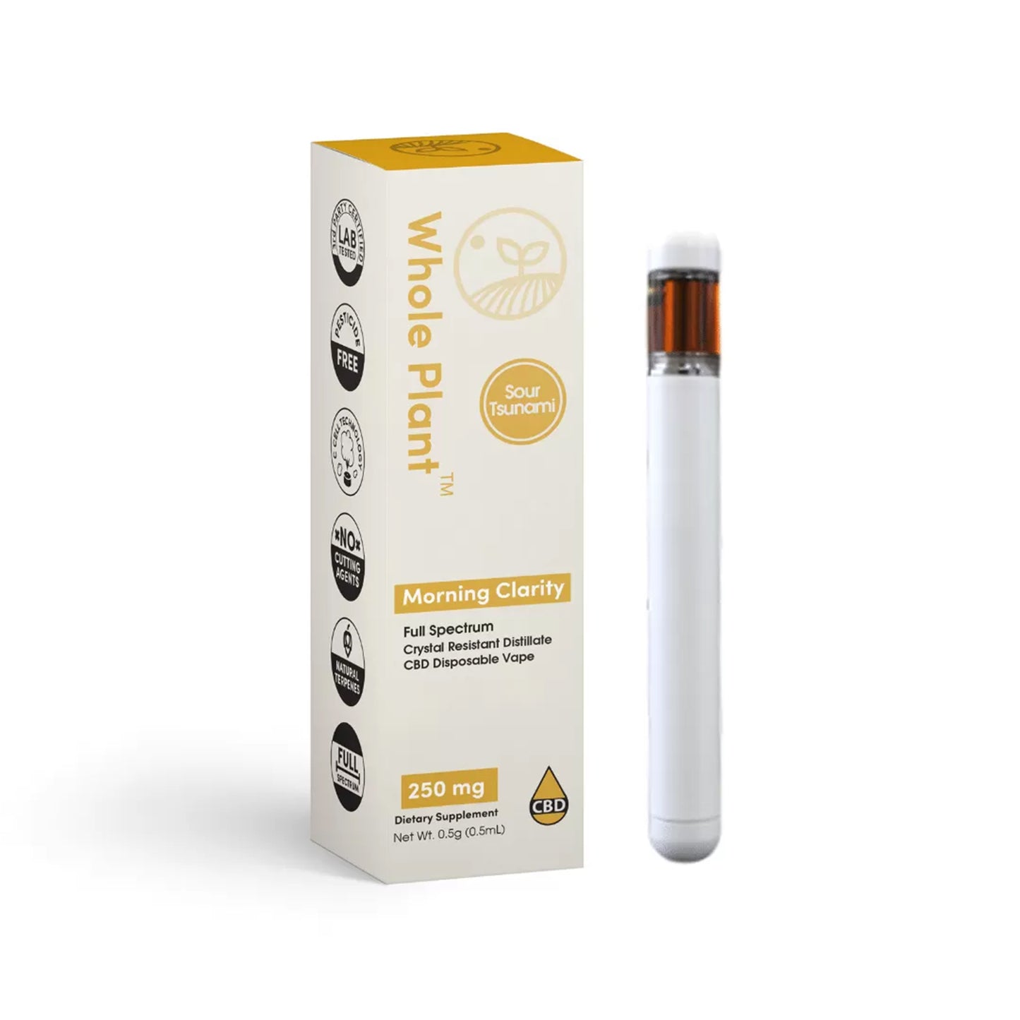 Whole Plant 250mg Disposable Vape - Full Spectrum