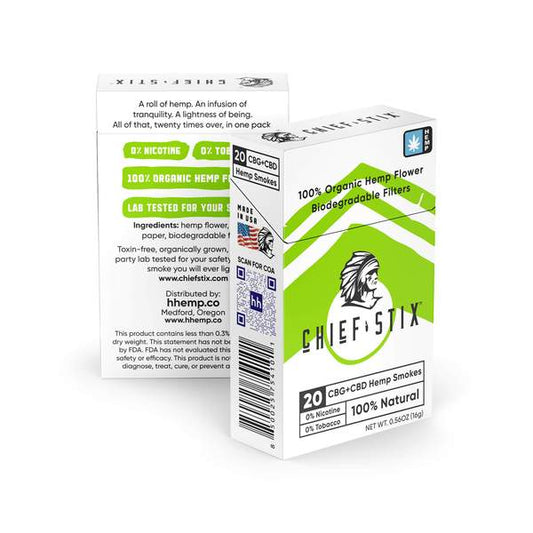 Chief Stix Pure Flower CBD Cigarettes