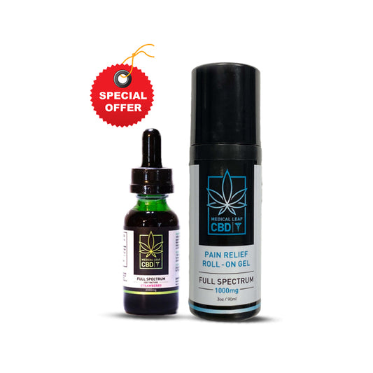 Special Offer - Full Spectrum 1000MG Roll-ON + Full Spectrum  2000MG Tincture