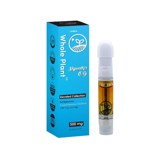 Whole plant 500mg CRD Vape Cartridge Full Spectrum