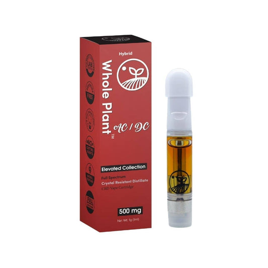 Whole plant 500mg CRD Vape Cartridge Full Spectrum